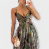 Vestido Maxikleed Annai - Elegante e Acinturado