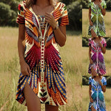 Linnea – Vestido Fashion com Mangas Curtas
