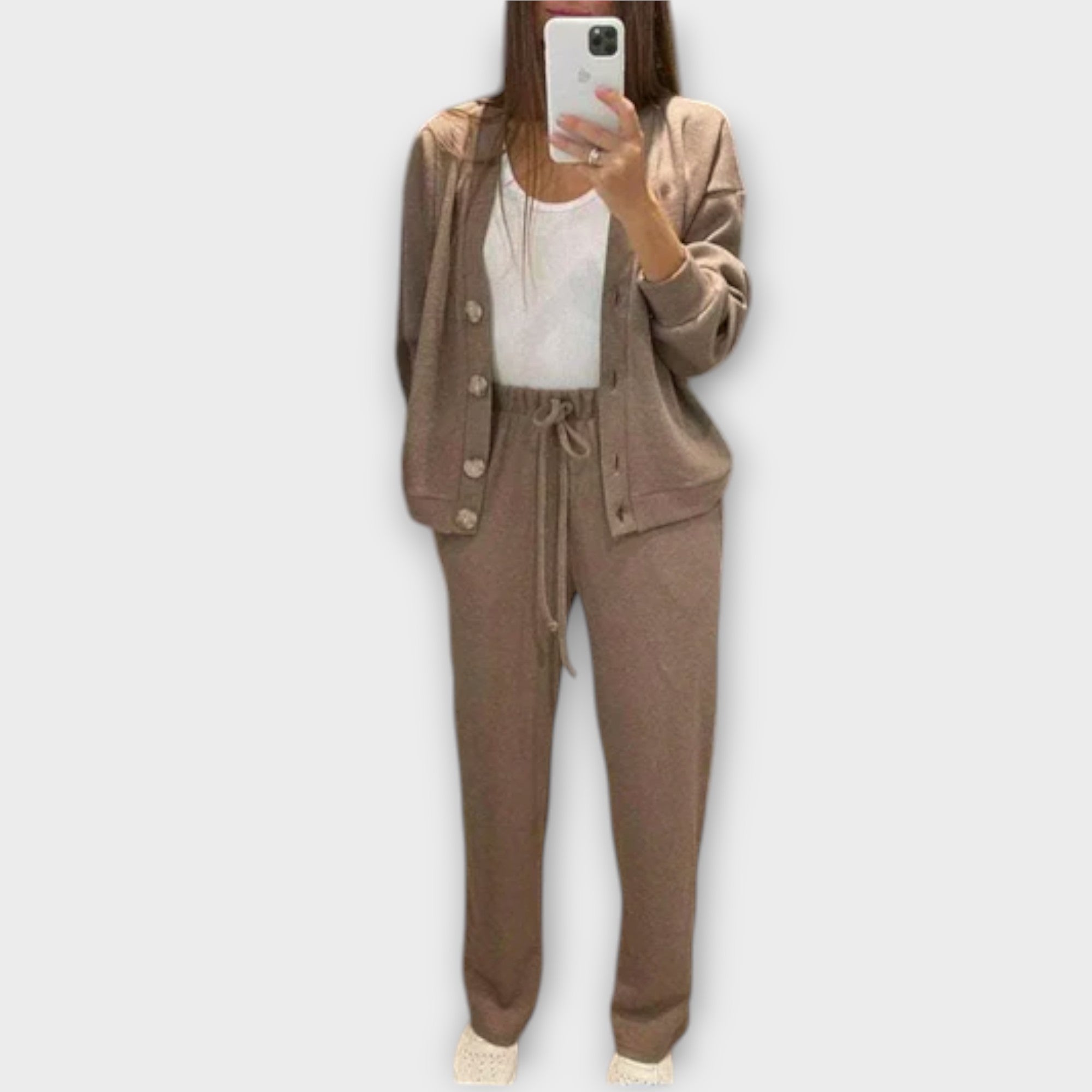 Conjunto de blusa e calça