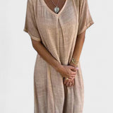 Paula - Vestido midi fluido