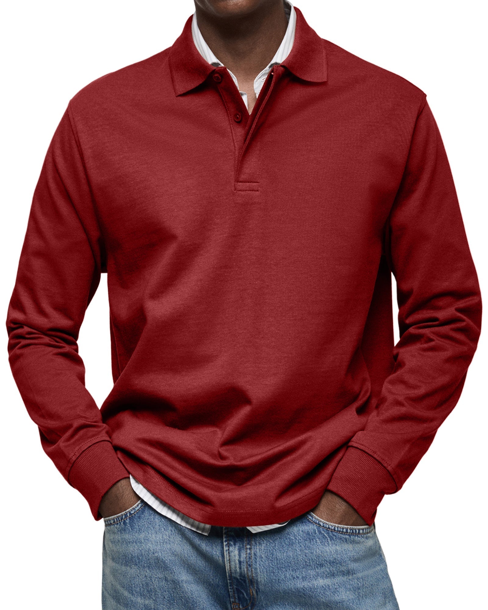 Tom | Camisola Polo de Manga Longa