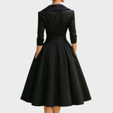 Vestido midi Isabela – Elegância Atemporal