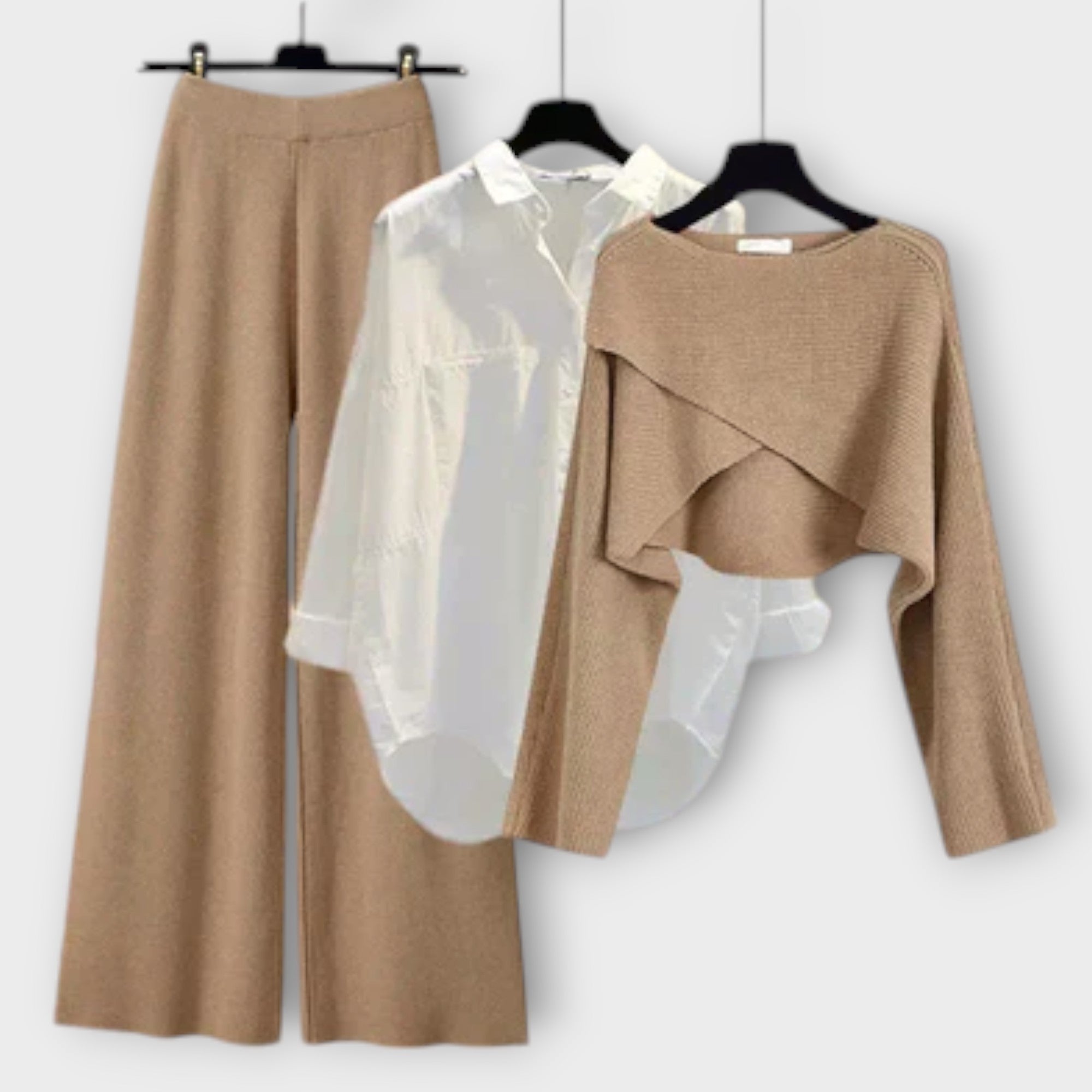 Conjunto Aconchegante de Três Peças