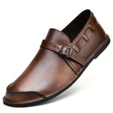 Diego Antonetti Sapatos de Couro com Fivela de Monge