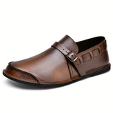 Diego Antonetti Sapatos de Couro com Fivela de Monge