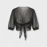 Blusa com frente aberta