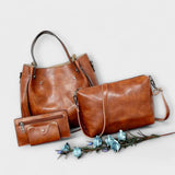 Eline - Conjunto de bolsas vintage de 4 peças