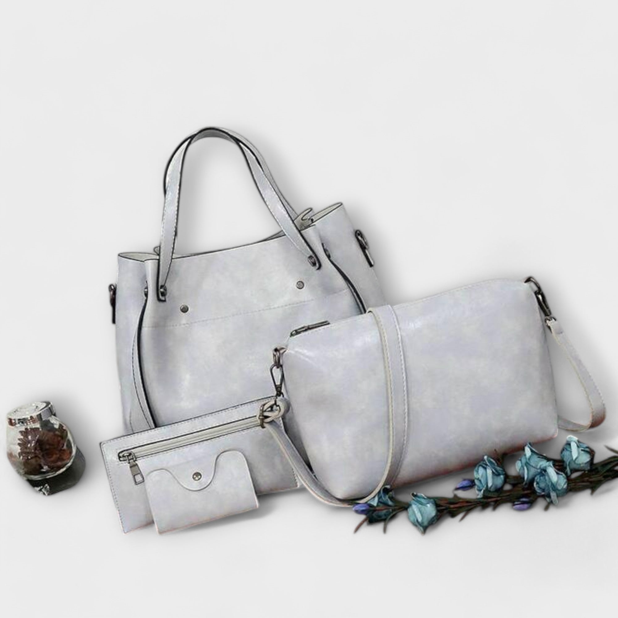 Eline - Conjunto de bolsas vintage de 4 peças