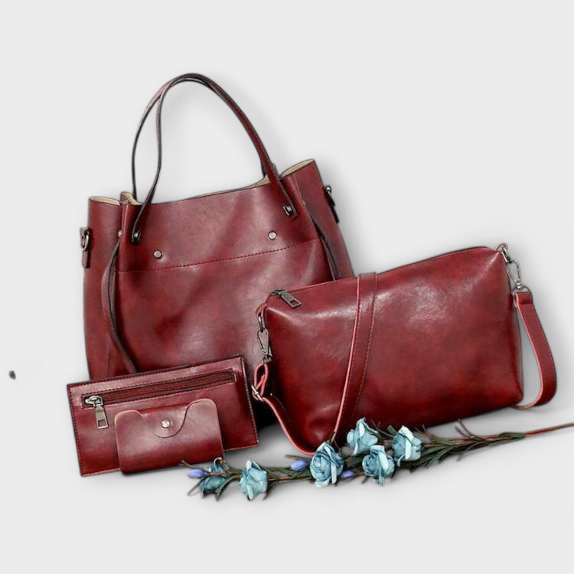 Eline - Conjunto de bolsas vintage de 4 peças
