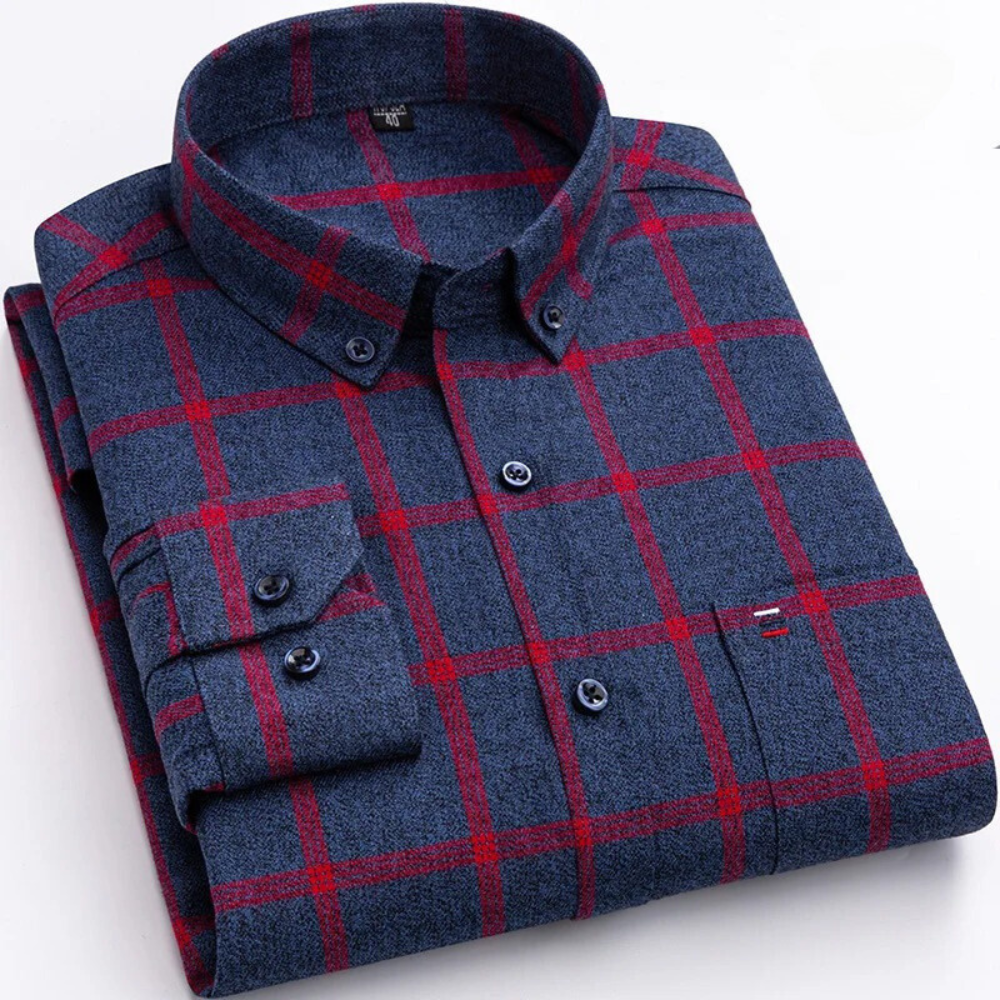 Camisa de Algodão Xadrez Everett