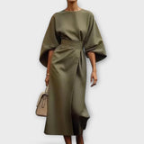 Vestido elegante com mangas