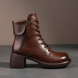 Dora – Botas retro forradas com pelo interior