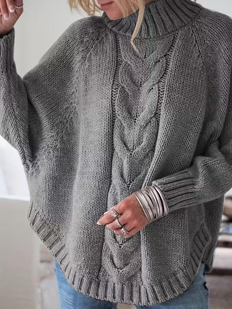 Suéter Oversized Camila – estilo descontraído e aconchego máximo