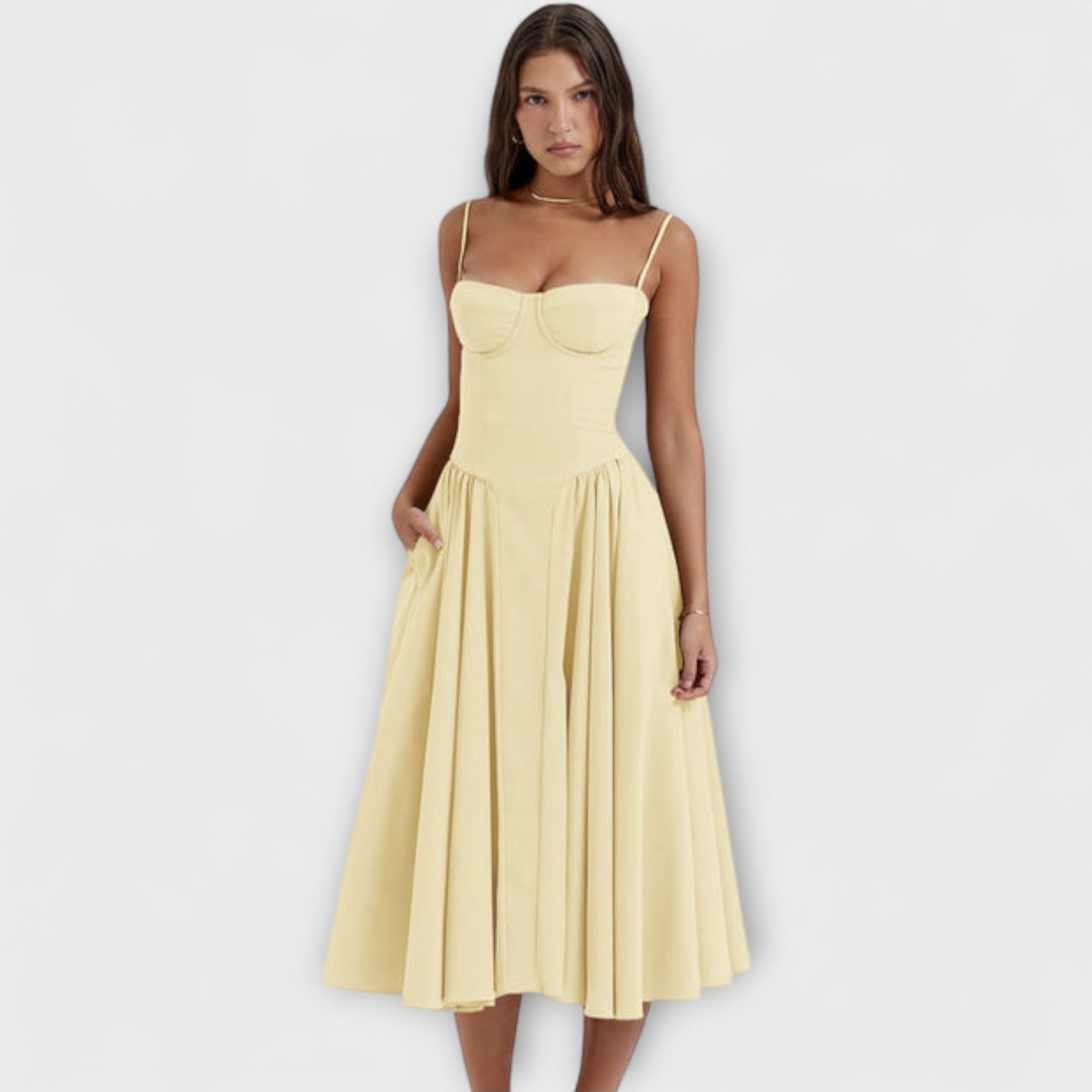 Rosalie - Vestido de Corset Sem Mangas