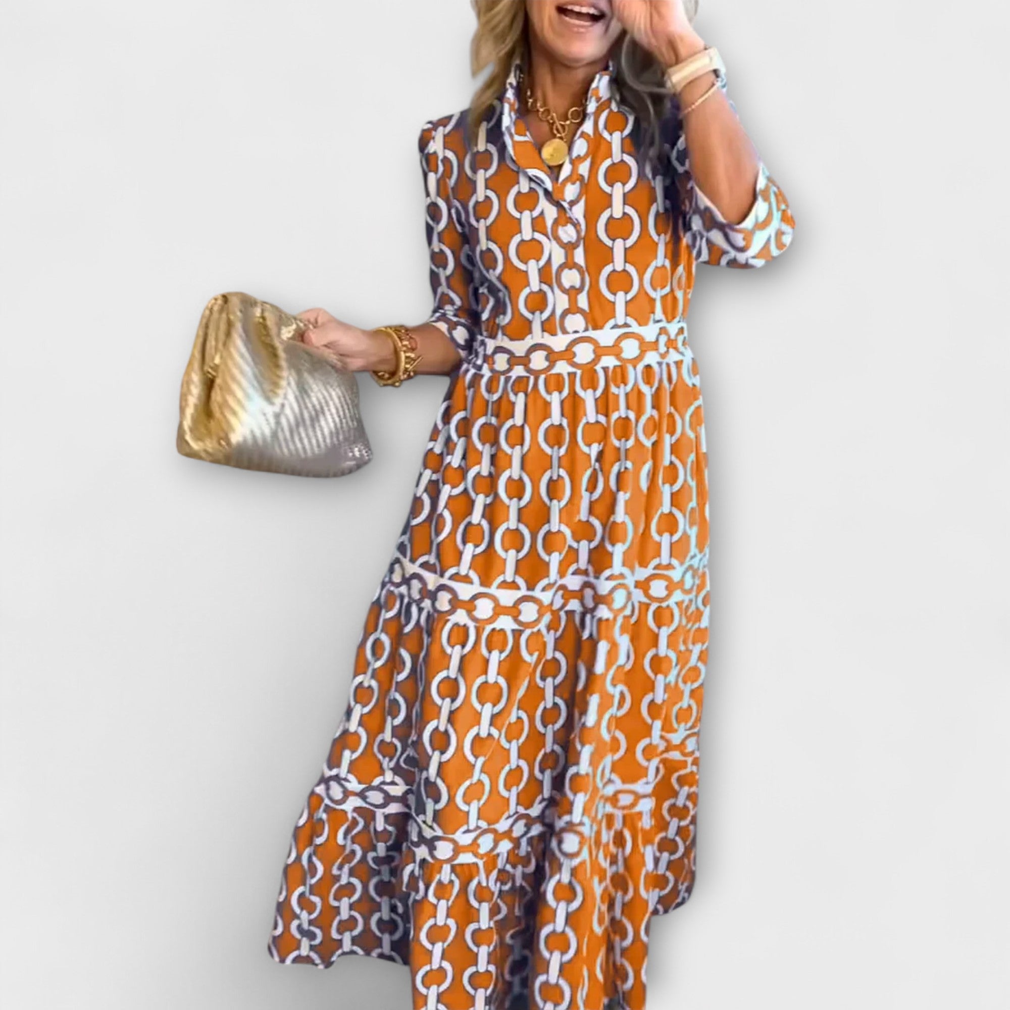 Juliette - Vestido Midi com Corrente
