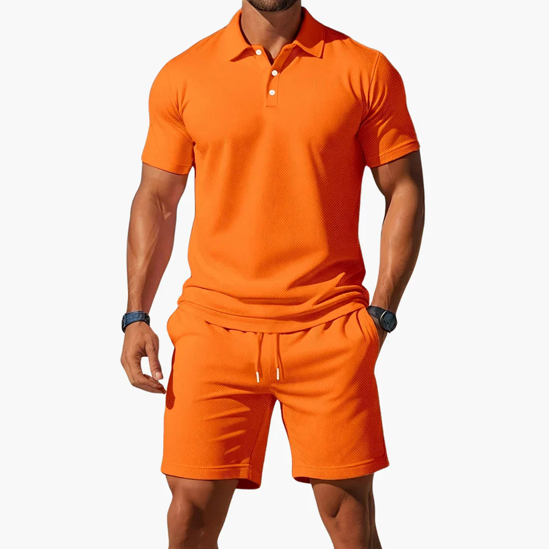 Nathan - Conjunto de polo de verão