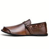 Diego Antonetti Sapatos de Couro com Fivela de Monge