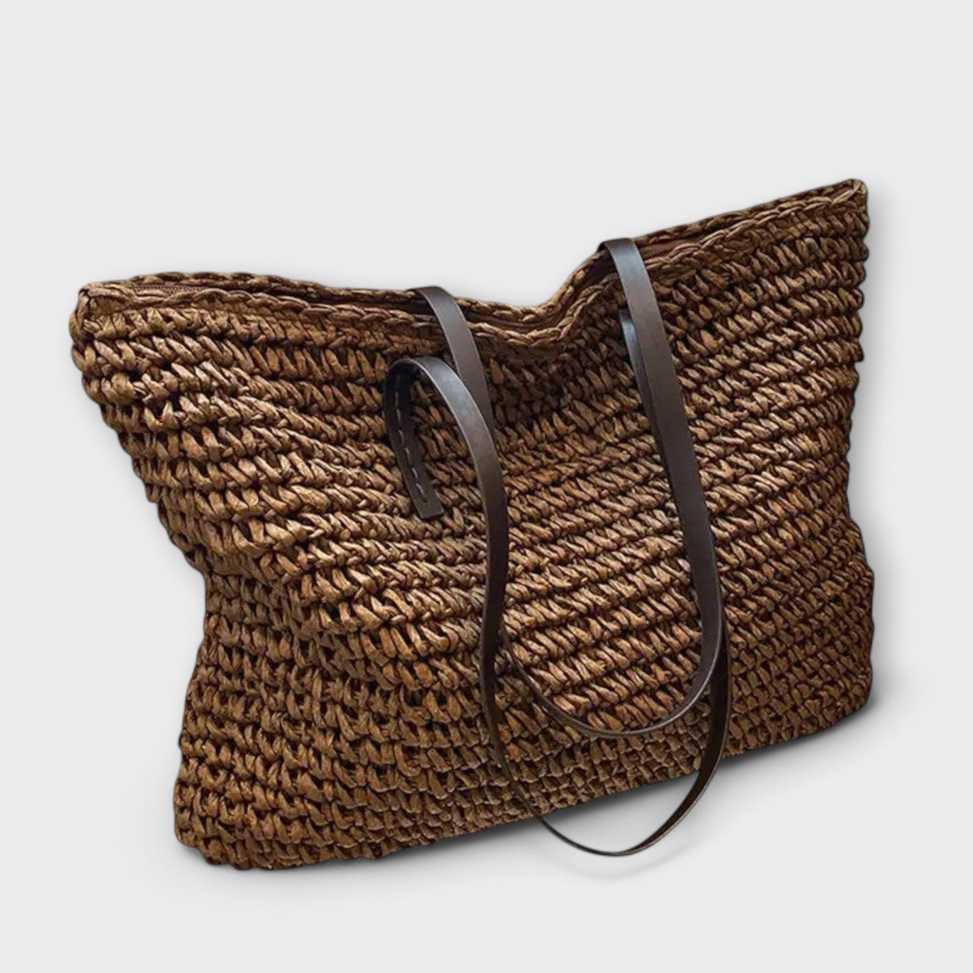 Eline - Bolsa de Palha Tecida
