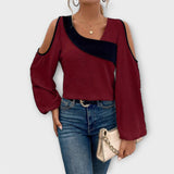 Blusa com decote quadrado
