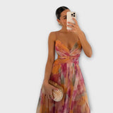 Vestido Maxikleed Annai - Elegante e Acinturado