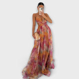 Vestido Maxikleed Annai - Elegante e Acinturado