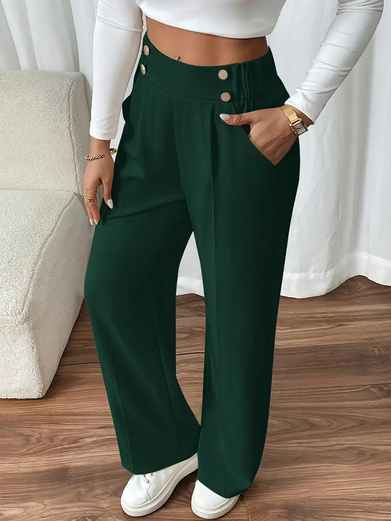 Calças elegantes Clara – conforto e estilo em cada detalhe