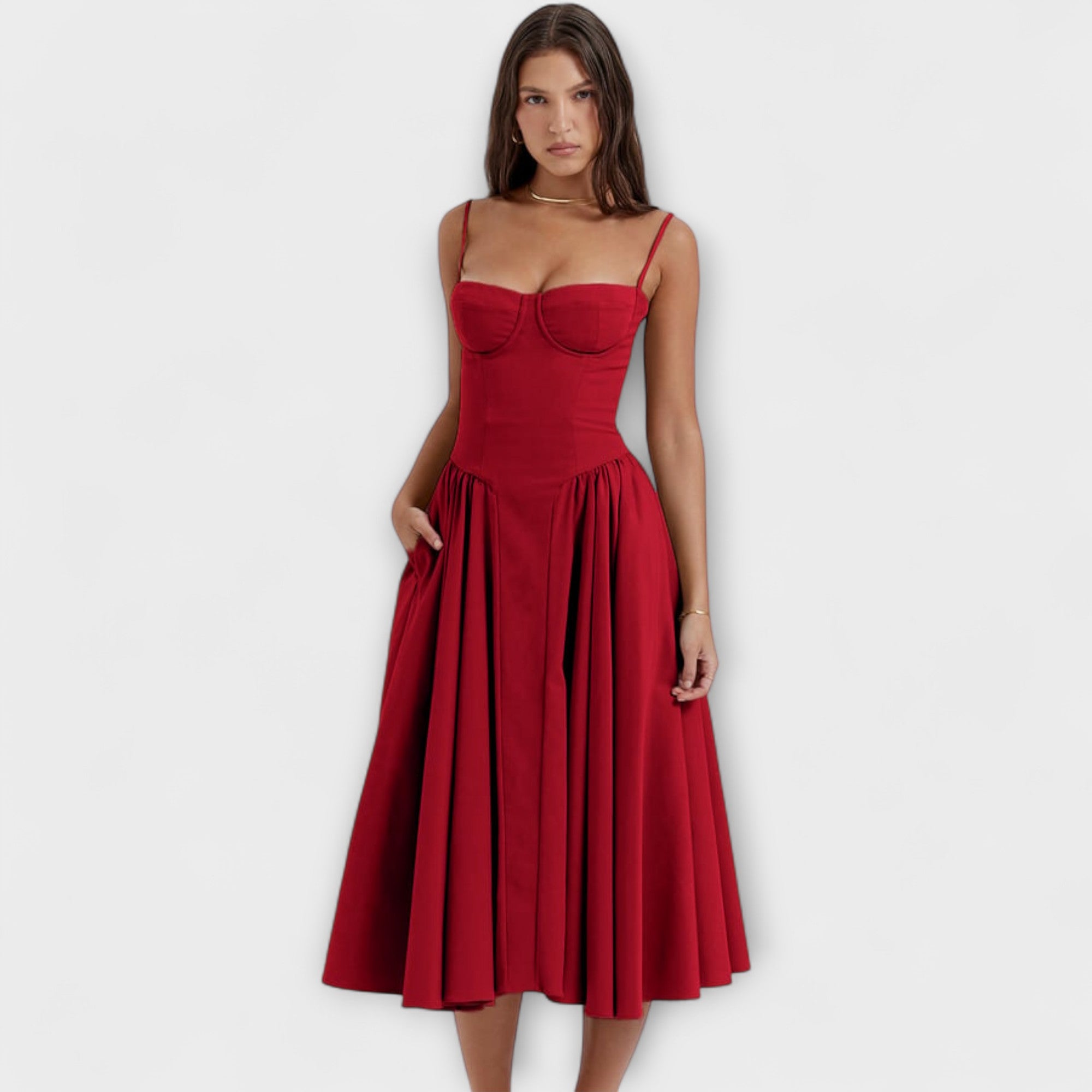 Rosalie - Vestido de Corset Sem Mangas
