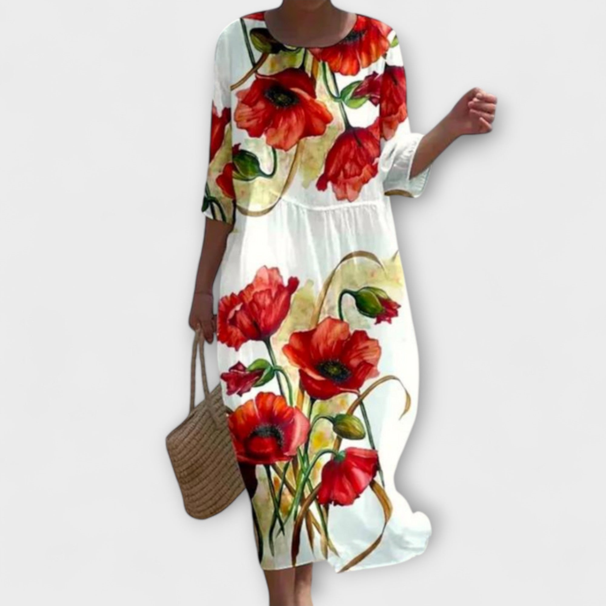 Miranda - Vestido Maxi Floral Estiloso
