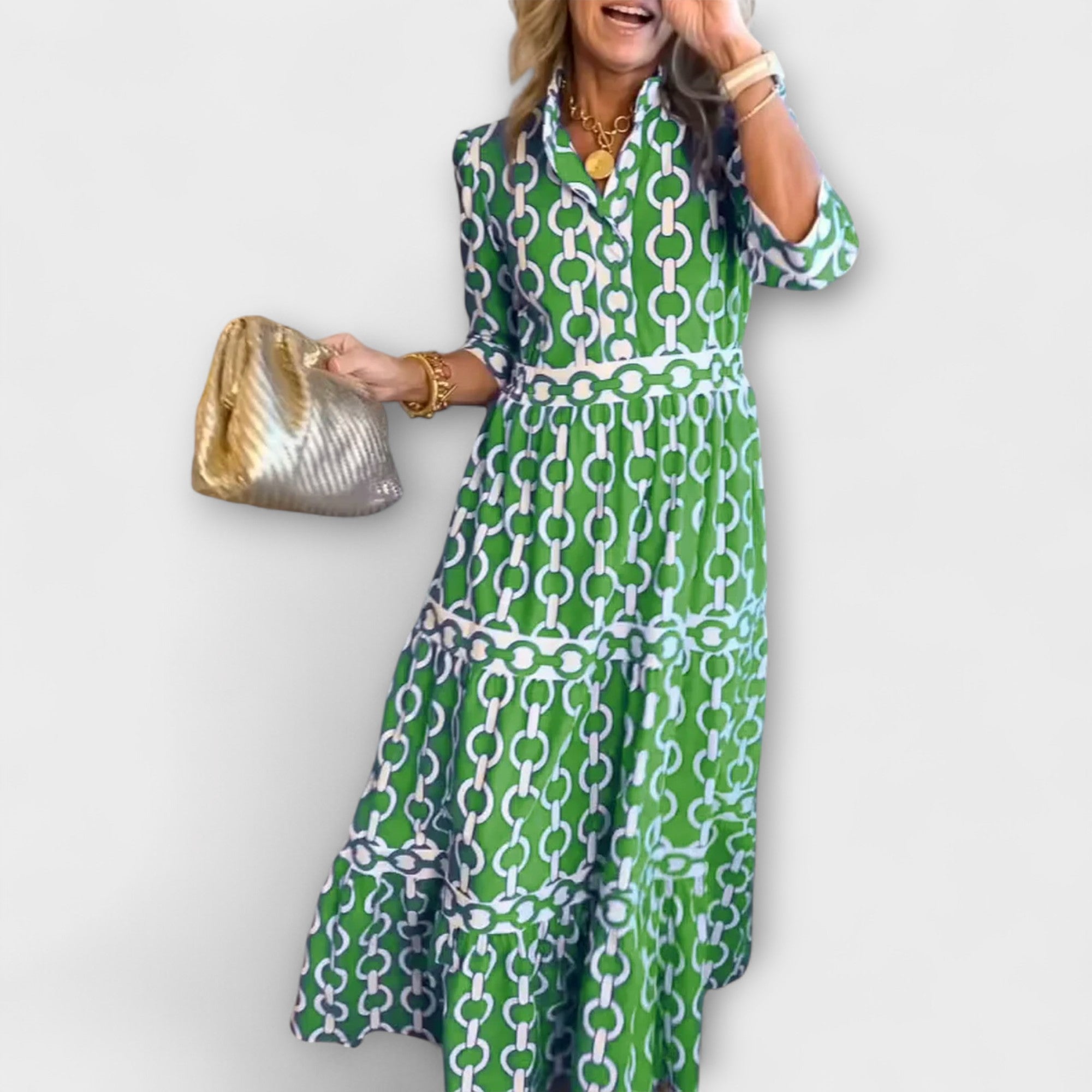 Juliette - Vestido Midi com Corrente