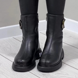 Moniek – Botins de Couro com Fivela