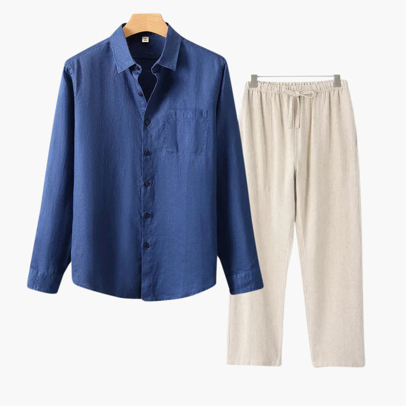 Conjunto de Linho Torino de Manga Comprida