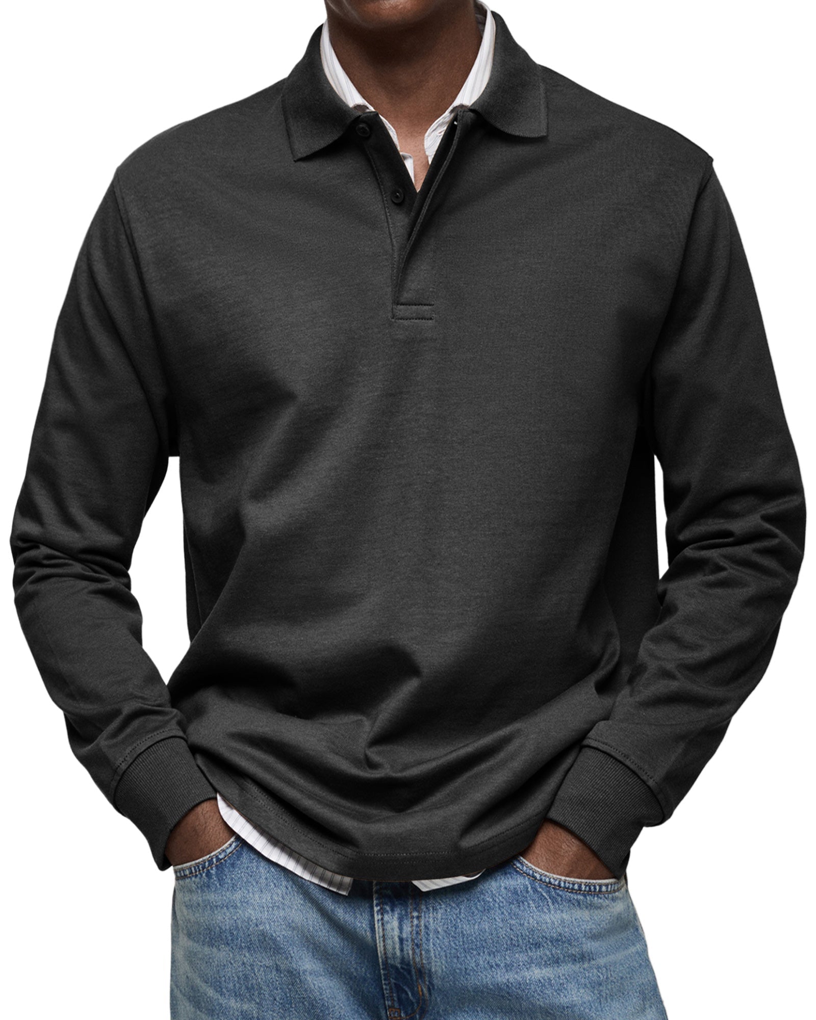 Tom | Camisola Polo de Manga Longa