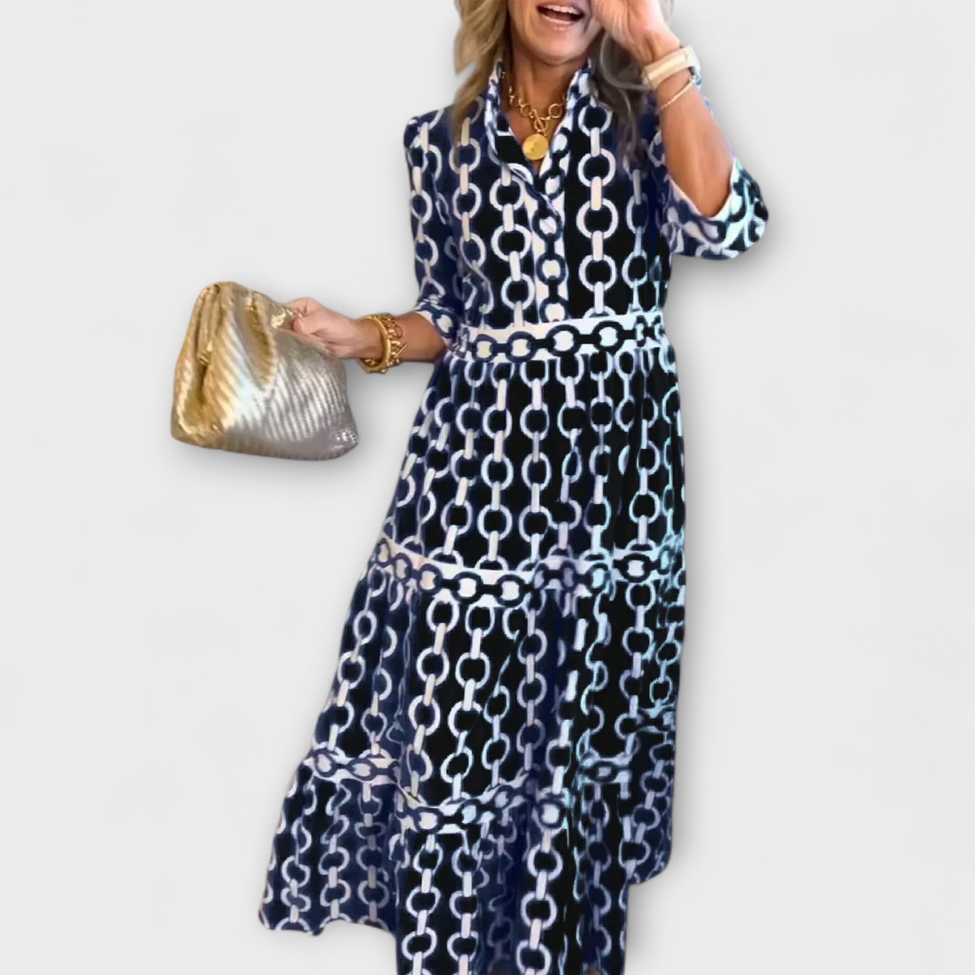 Juliette - Vestido Midi com Corrente