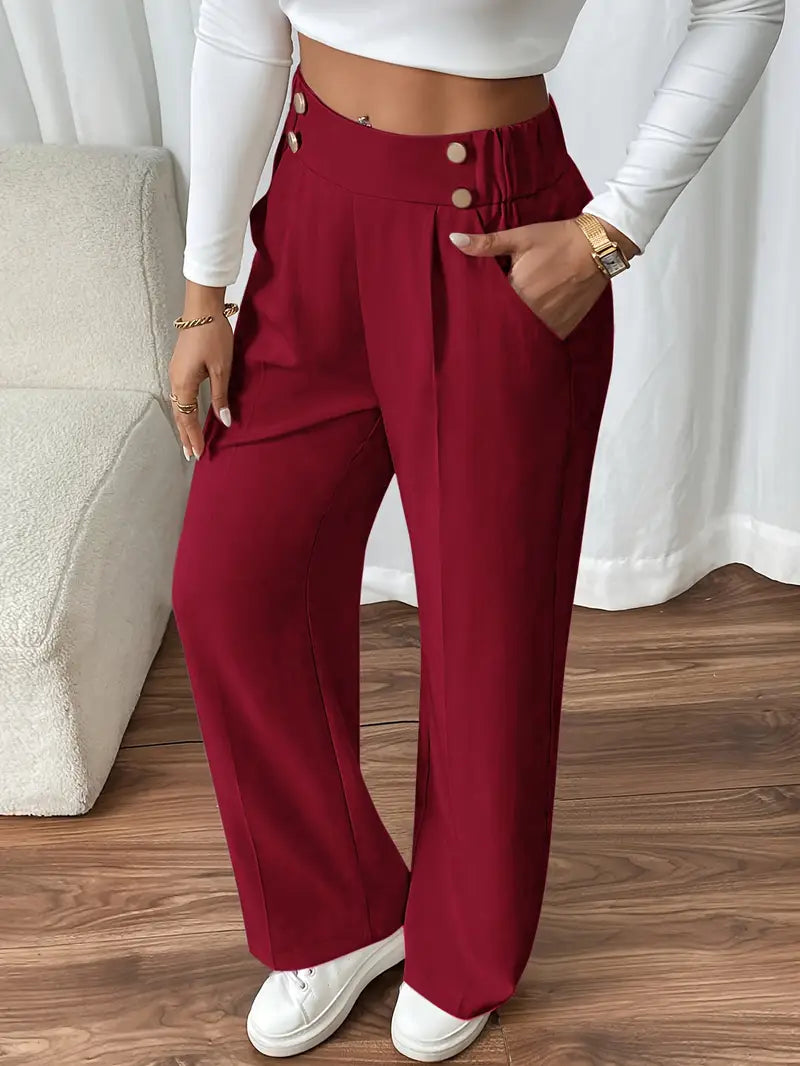 Calças elegantes Clara – conforto e estilo em cada detalhe