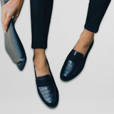 Éloïse | Mocassins efeito croco