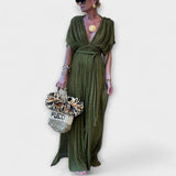 Vestido Maxikimono Estilo Grego