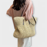 Eline - Bolsa de Palha Tecida