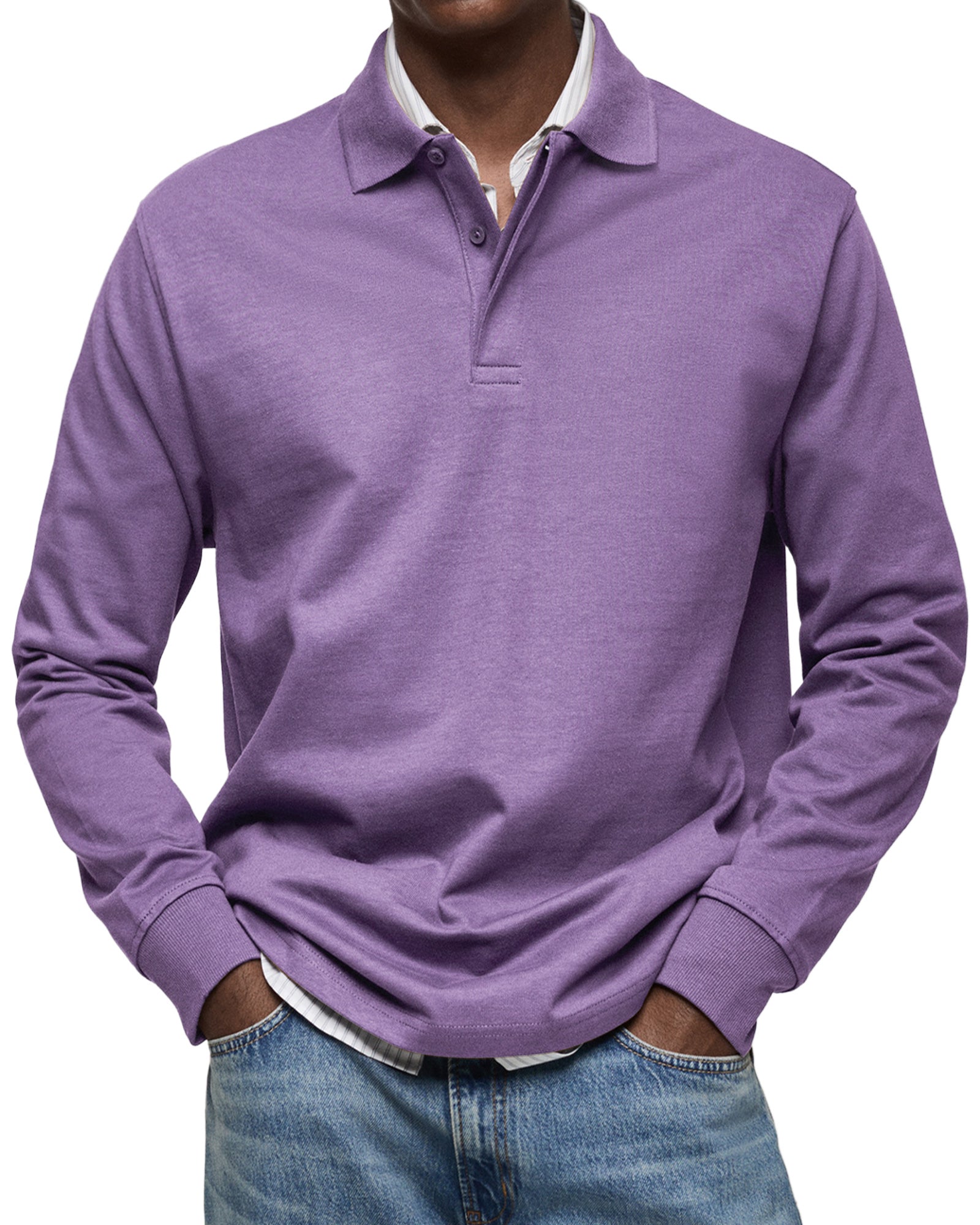 Tom | Camisola Polo de Manga Longa