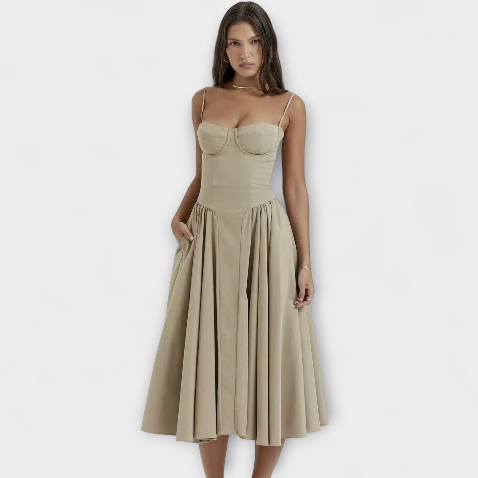 Rosalie - Vestido de Corset Sem Mangas