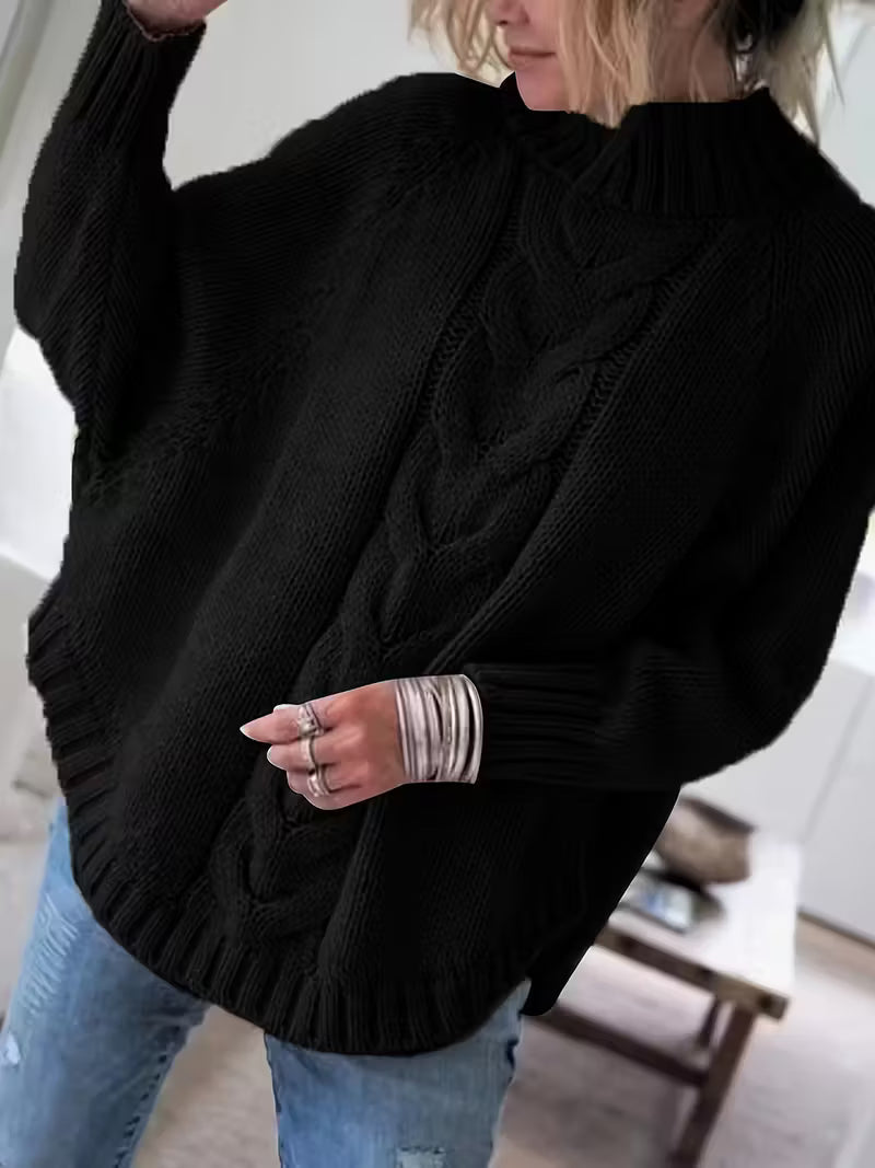 Suéter Oversized Camila – estilo descontraído e aconchego máximo