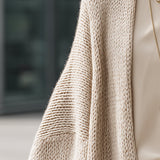 Alina - Cardigan de Malha Oversized Luxe