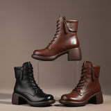 Dora – Botas retro forradas com pelo interior