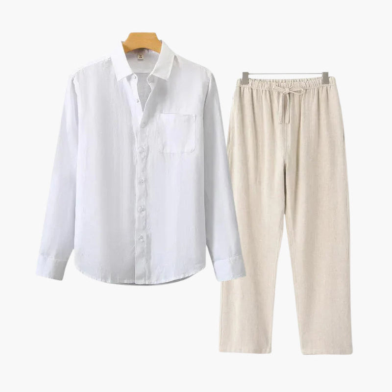 Conjunto de Linho Torino de Manga Comprida