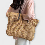 Eline - Bolsa de Palha Tecida