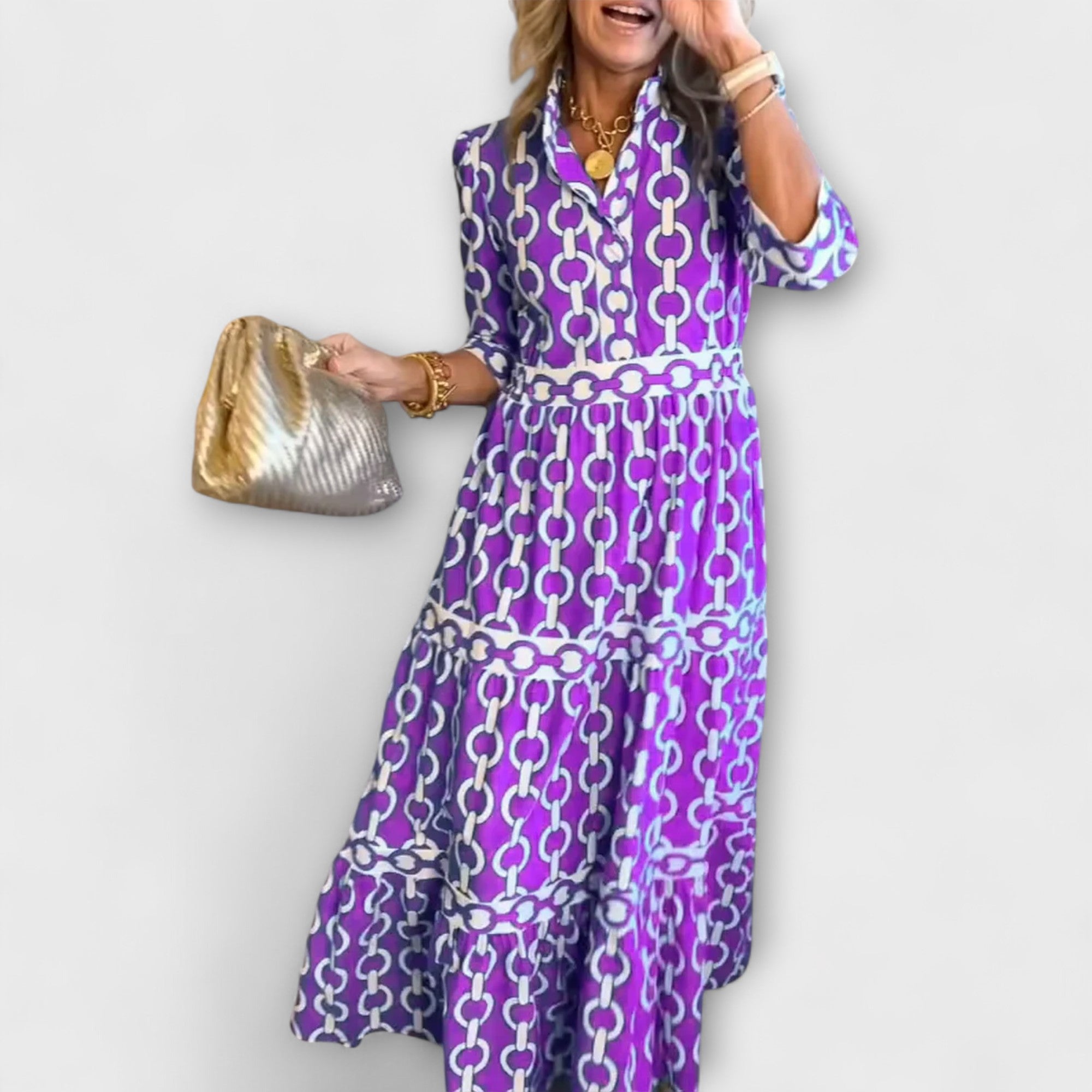 Juliette - Vestido Midi com Corrente