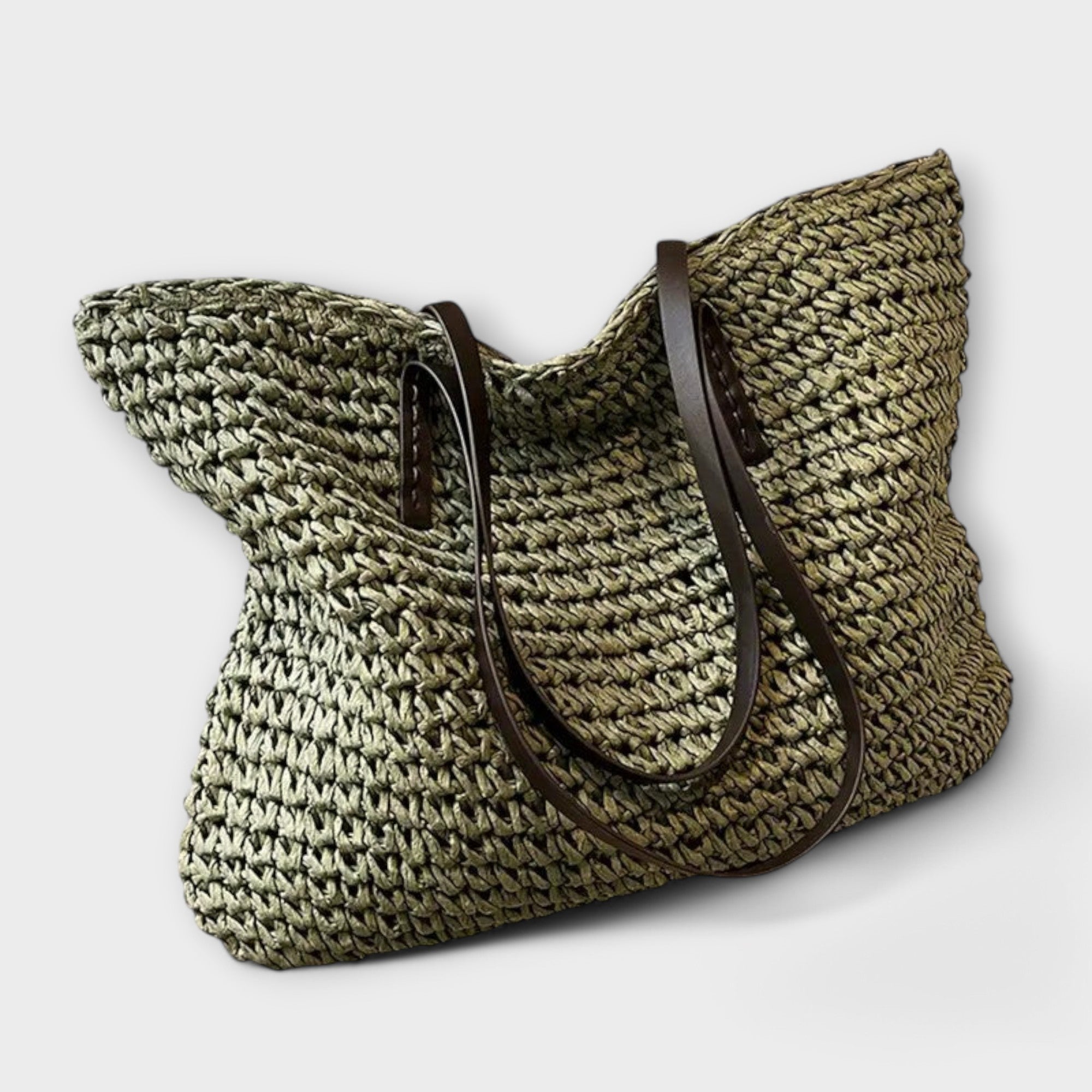 Eline - Bolsa de Palha Tecida