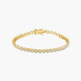 Pulseira de Tênis com Bezel Alba