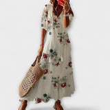 Anna – Vestido Boêmio de Verão com Silhueta Fluida