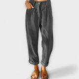 Calça de veludo cotelê moderna