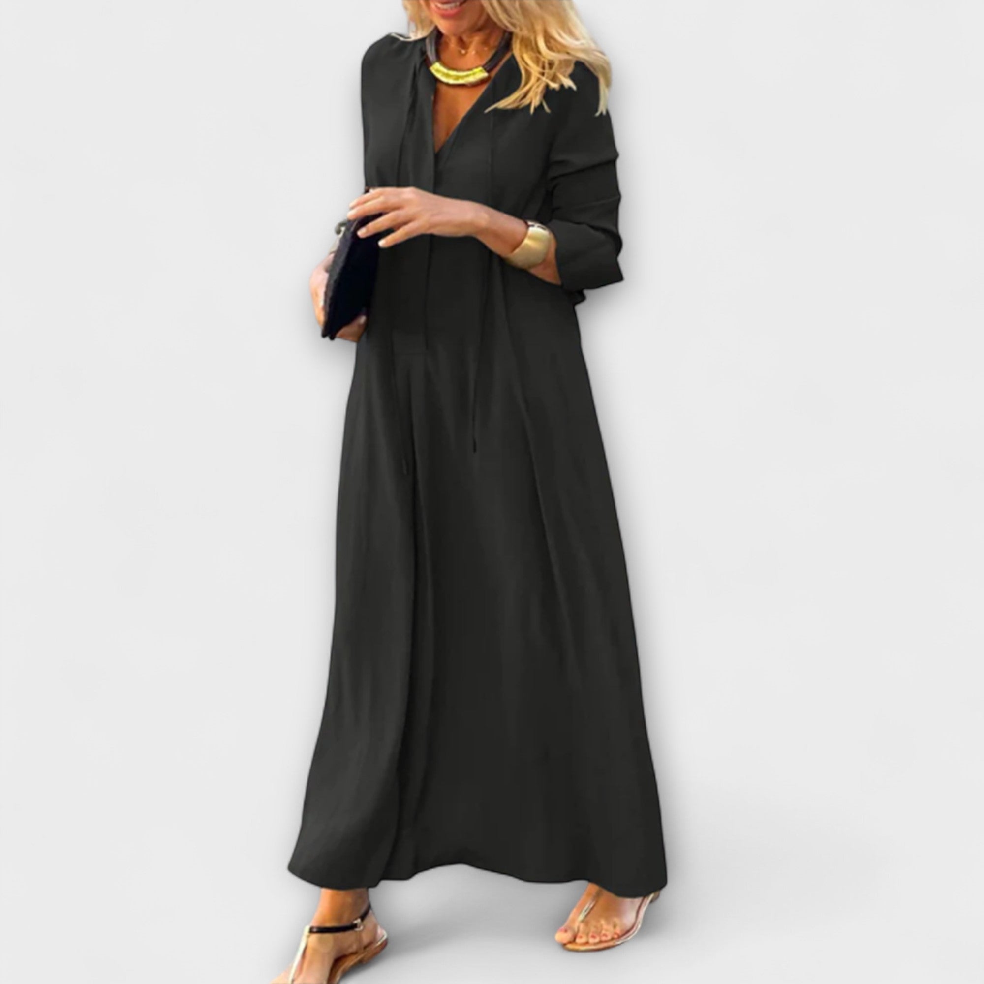 Hannalore - Vestido Maxí Confortável